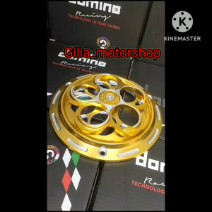 Cover tutup Kipas Full CNC Flower Domino Spinner Cover Mesin vespa LX lxv s sprint Primavera GTS 3 V Scoopy beat Nouvo Mio dll