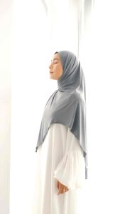 Pastella - Salma Syari Hijab Instant Oval Softpet Bahan jersey Ukuran Besar