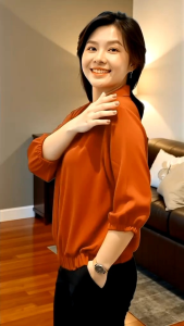 CROP ATASAN WANITA BAHAN CRINGKLE PREMIUN TANGAN KARET DAN BAWAH KARET/ BLOUSE WANITA KEKINIAN