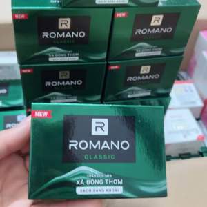 Combo 1/2/5 xà bông cục Romano 90gram date 2027