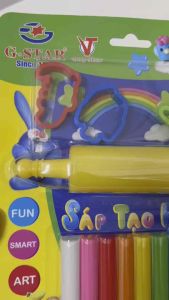 Sáp Nặn Học Tập 12 Màu 200g SMARTKIDS (Kèm Khuôn & 1 Cây Lăn)