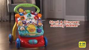 พร้อมส่ง 🇺🇸!! รถผลักเดิน รถหัดเดิน Vtech ปรับหนืดได้รุ่นใหม่ล่าสุด VTech Stroll and Discover Activity Walker ราคา 2290 บาท