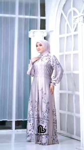 GAMIS WANITA / DRESS WANITA PREMIUM MOTIF PRINTING PREMIUM BY NOABUSANA