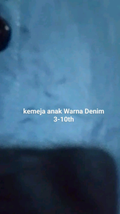Kemeja Anak 3-10Tahun Tangan Pendek
