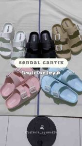 Sandal Posee Wanita Full Karet Andal Slide Empuk Ringan vs Sandal Slip-On Wanita Elegan Cantik Sandal Wanita Terbaru