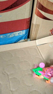 mainan robot tikus tarik berjalan dan ada lampu