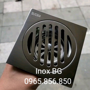 Ga thoát sàn 12x12 cm dày 6ly lõi Inox to dùng cho ống 607690 ngăn mùi chống côn trùng