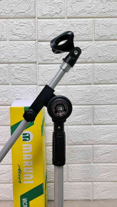 Stand Mic Pendek Maruni Silver Cat Coating