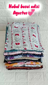 Daster Busui Habel/CSL Panjang Semata Kaki Resleting Depan