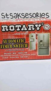 Automatic Timer Switch Rotary 1200w Melindungi Kulkas & Dispenser Air