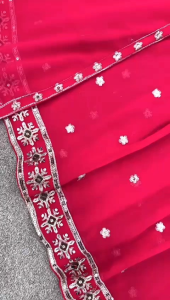 [PRE-ORDER] Ready Made Heavy Faux Georgette Gown ( Delivery 15 days )