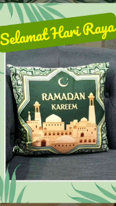 Hari Raya sofa pillow case 45cmx45cm cushion cover ship within 24hrs hari raya decoration