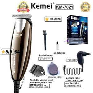 Alat cukur Rambut elektrik kemei KM 7021 ORIGINAL Promo!!