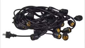 【COD&Ready】Rohstar LED10M/10bulbs 15M/15bulbs Edison Bulb Outdoor String Light Warm white Light Chrismas light