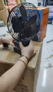 FAN COD 8-inch cordless rechargeable fan 1599V outdoor large capacity battery portable camping tool fan with strong wind COD COD new arrival 700 48V Fan 8"