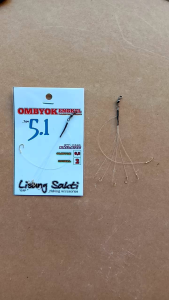 10pcs Pancing Ombyok Engkel kail warna emas