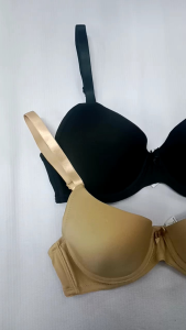 Avon Simonette Underwire Moulded T-shirt Bra Black & Nude