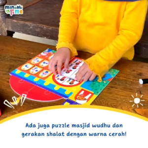 Mainan Edukasi Anak | Puzzle Shalat Pertamaku : Jam Shalat dan Gerakan Shalat | Yaumi Kids