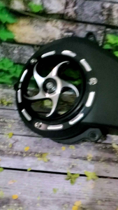 TUTUP KIPAS HITAM PLUS COVER SPINNER CNC & AKSESORIS MOTOR YAMAHA MIO SOUL