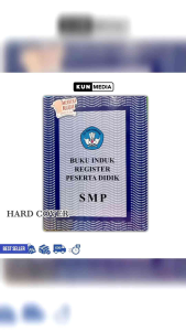 ORIGINAL BUKU INDUK REGISTER PESERTA DIDIK SMP KURIKULUM MERDEKA UNTUK 50 SISWA
