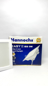 Hannochs Downlight LED EASY ll 9W IBS Cahaya Putih INBOW/lampu Downlight LED Hannochs 9 watt IBS 4in
