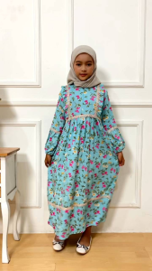 Kirana Series - Gamis Rayon Anak Perempuan Usia 1-13 Tahun