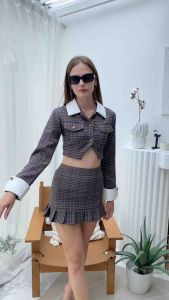 ชุดสูทผู้หญิง - ชุดสูทกระโปรง ชู่สูทกระโปรง ชู่สูทลายสก๊อต ชู่สูทแขนยาว