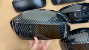 Cover Spion Brio Satya 2018-2027 Hitam Doff & Glossy Carbon