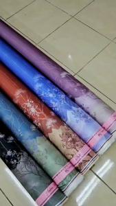 kain arabian silk motif Tursina | kain untuk serimbit | kain untuk seragam keluarga | kain silk terbaru
