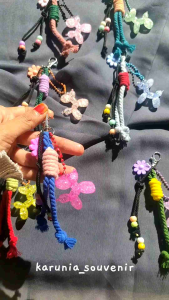 Bagcharm Macrame Pudel | Macrame Keychain