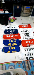 Jersey anak2 bayer Munchen /BARCELONA/AS ROMA /GRATIS SABLOM NAMA