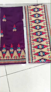 Bahan Stelan Baju Kurung Minang Motif Songket Bakal Baju Bordir
