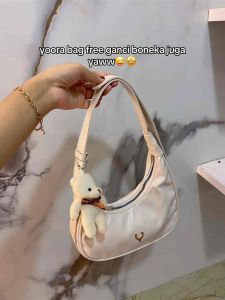 (FREE GANCI BONEKA) YOORA SHOULDERBAG BAHU WANITA TERBARU/TAS SELEMPANG BAHU KEKINIAN