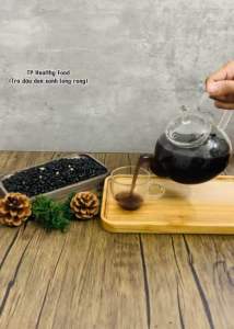 TRÀ ĐẬU ĐEN XANH LÒNG RANG - GỪNG VÀ LÁ DỨA - THANH LỌC CƠ THỂ ĐẸP DA ĐEN TÓC THANH LỌC CƠ THỂ