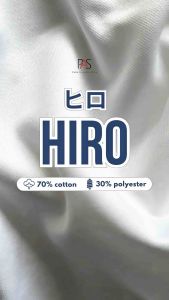 [MINIMAL 2X KLIK UNTUK 1 KG] Kain Kaos Polos Bahan Hiro Premium HARGA PER 0.5 KG