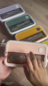 LUNCH BOX HEALTHY KOTAK MAKAN SET KOTAK BEKAL 1100ML LUNCH BOX SET FREE SENDOK SUMPIT 926