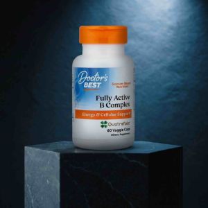 Doctors Best Fully Active B Complex with Quatrefolic Folate Energy Support 60s 120s Veggie Caps