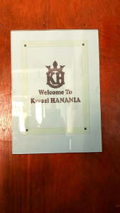 BINGKAI BROSUR flyer sign akrilik A4 Frame akrilik tempel dinding doubletape