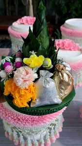 ชุดพนมขันหมากเอกครบชุด ชุดหมากพลูประดิษฐ์