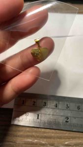 PAWNABLE 18K Saudi Gold Heart Pendant(Lightweight open back)