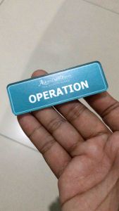 Acrylic namplate (magnetic)