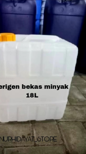 Jerigen Bekas Minyak 18L & 20L Sudah Dicuci Bersih Murah