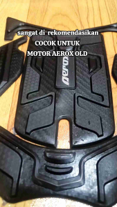 Paket karpet tankpad motor AEROX OLD tahun 2016-2019 bahan 100% karet tebal Karpet Pijakan kaki