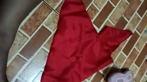 (10pcs) Syal Paskibra Segitiga Merah Polos - Scraf Segitiga Polos Merah