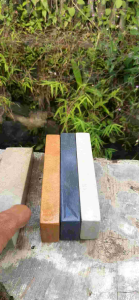 Alat Pengasah Pisau Gunting Asli Batu Alam size 15 x 4 x 2 cm