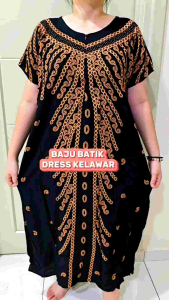 Batik Kelawar Girl Dress Free Size Perempuan Girl Women Batik.