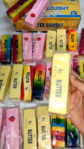 Butter squishy colorful realistic butter with real smell relaxing toys for kids