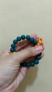 2026 year of the horse transformative teal with money bag bracelet