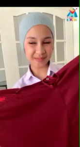Jilbab Anak Perempuan Vitto Hijab Masker Anak Remaja (6-14th) Bergo Instant Polos Hijab Instant Anak Jilbab Vitto Anak