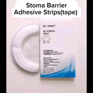 [20 Pcs] Ostomy Barrier Adhesive Strips Leak Skin Adhesive Ostomy Barrier Tape for Stoma Colostomy Bag